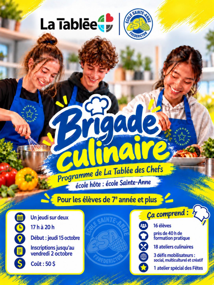 Brigade culinaire 2026 !