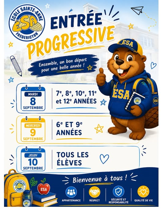 Rentrée 2026-2027 