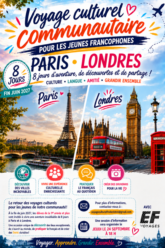 Organisation : Voyage culturel 2027